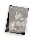 Calendar Vellum Save The Date Photo Invite