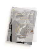 Vellum Save the Date Invite with Custom Picture