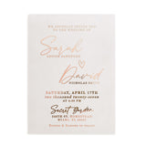 Vellum Wedding Invitation