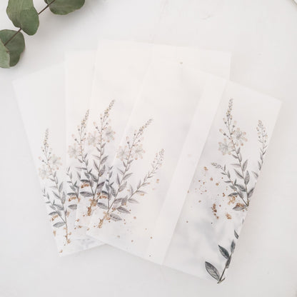 lavender vellum jacket for wedding invitations - XOXOKristen