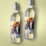 Valentine's Day Wine Label with Custom Photo