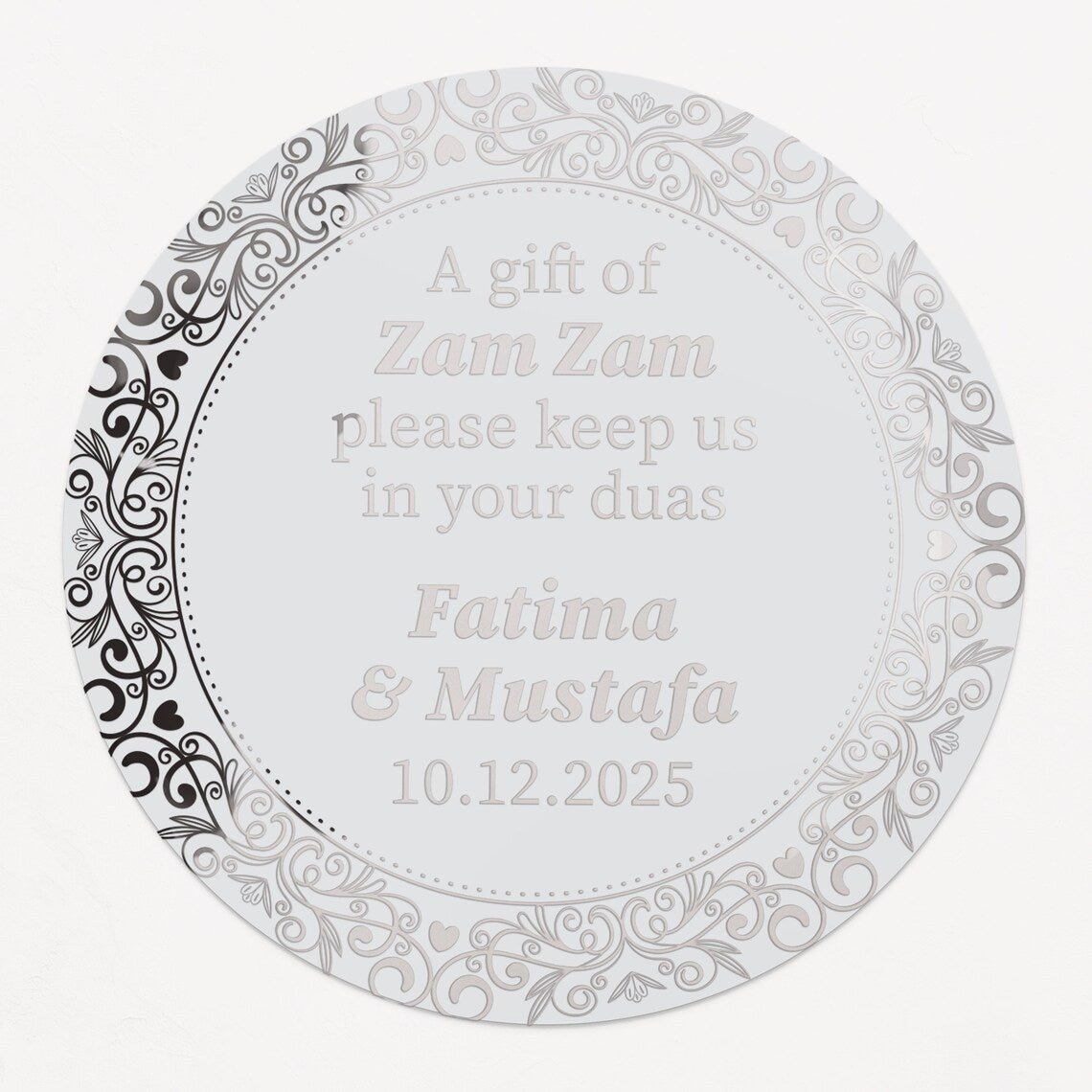 A Gift From Zam Zam Stickers for Wedding Favors - XOXOKristen