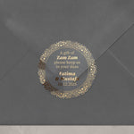 A Gift From Zam Zam Stickers for Wedding Favors - XOXOKristen