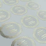 A Gift From Zam Zam Stickers for Wedding Favors - XOXOKristen