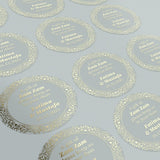 A Gift From Zam Zam Stickers for Wedding Favors - XOXOKristen