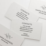 Black and White Small Business Cards - XOXOKristen