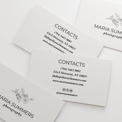 Black and White Small Business Cards - XOXOKristen