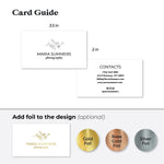 Black and White Small Business Cards - XOXOKristen