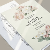 Blush Floral Wedding Invitations - XOXOKristen