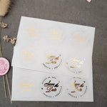 Bold Save the Date Round Stickers - XOXOKristen