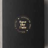 Bold Save the Date Stickers - XOXOKristen