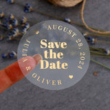 Bold Save the Date Stickers - XOXOKristen