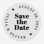 Bold Save the Date Stickers - XOXOKristen