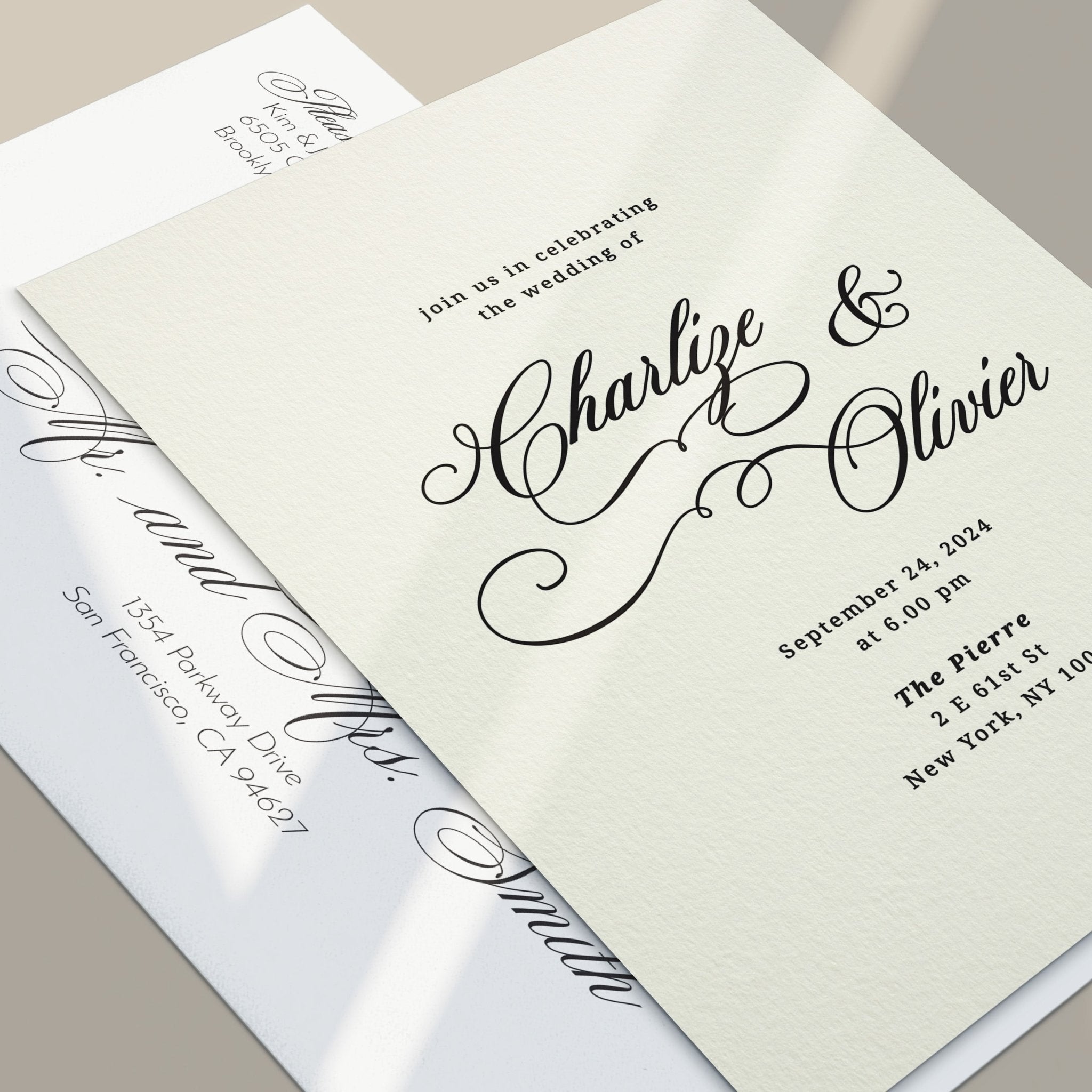 Classic Wedding Invitations - XOXOKristen