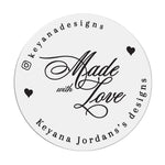Custom Made with Love Sticers - XOXOKristen