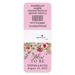 Custom "Mint to Be" Pink Spring Flowers Tic Tac Labels - XOXOKristen