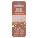 Custom "Mint to Be" Terracotta Wildflowers Tic Tac Labels - XOXOKristen
