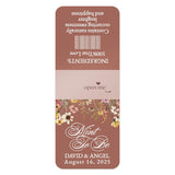 Custom "Mint to Be" Terracotta Wildflowers Tic Tac Labels - XOXOKristen