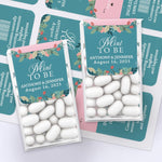 Custom "Mint to Be" Turquoise and Pink Wildflowers Tic Tac - XOXOKristen