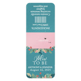 Custom "Mint to Be" Turquoise and Pink Wildflowers Tic Tac - XOXOKristen