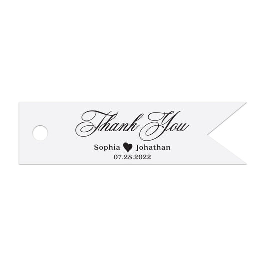 Custom Wedding Gold Foiled Thank you Tags - XOXOKristen