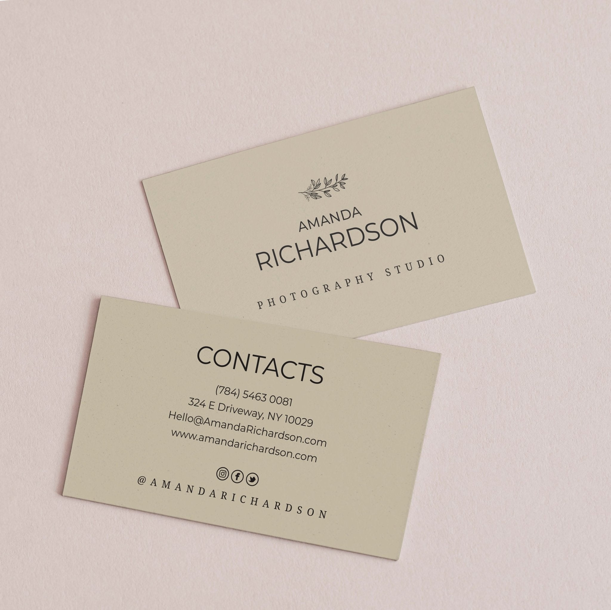 Elegant Business Cards - XOXOKristen