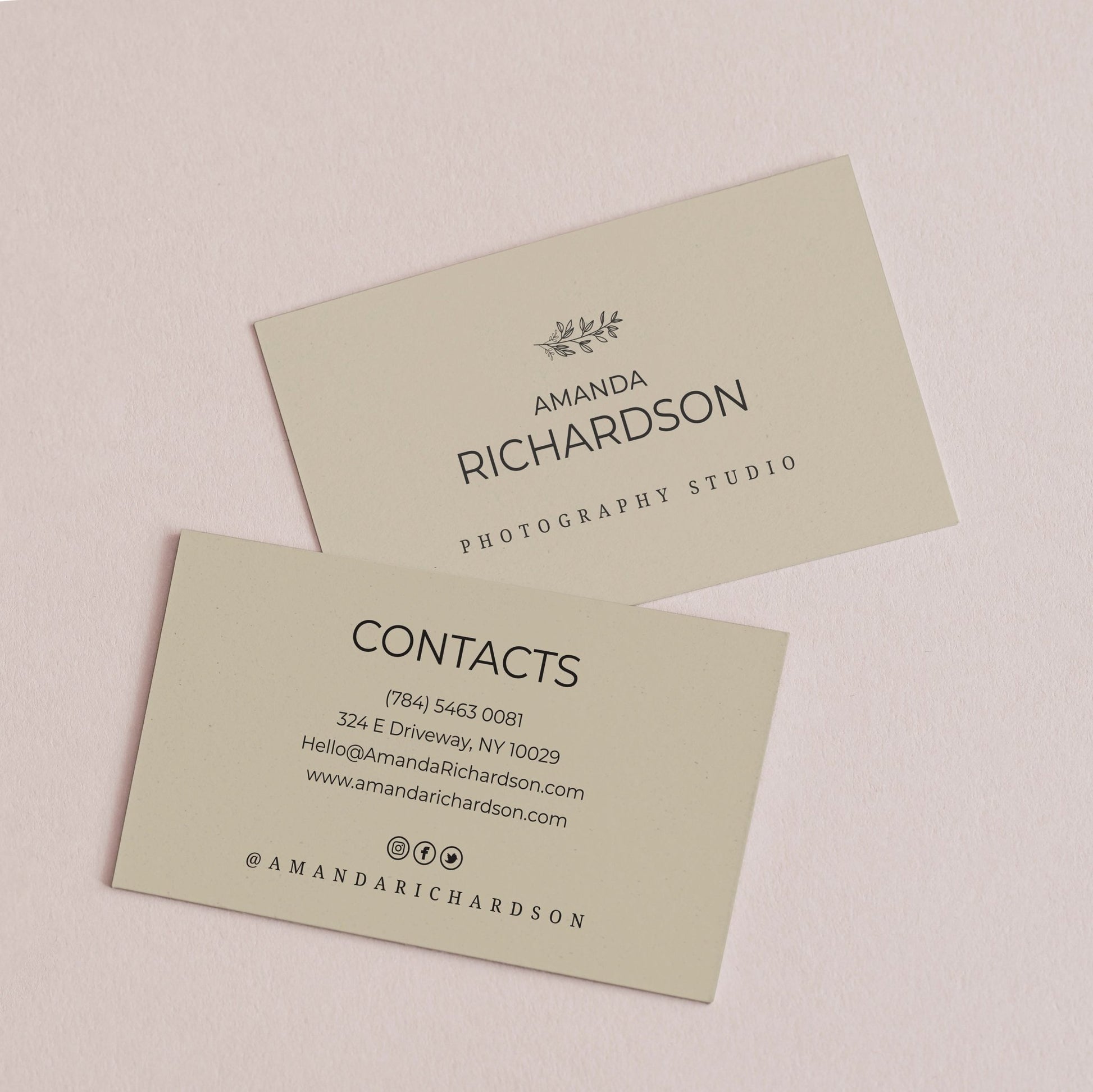 Elegant Business Cards - XOXOKristen