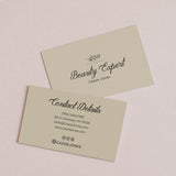 Elegant Custom Small Business Cards - XOXOKristen