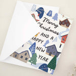 Elegant Merry Christmas and Happy New Year Card - XOXOKristen