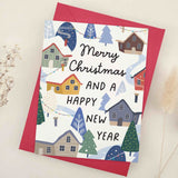 Elegant Merry Christmas and Happy New Year Card - XOXOKristen