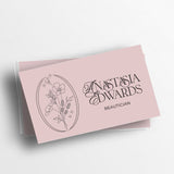 Floral Business Card with QR Code - XOXOKristen