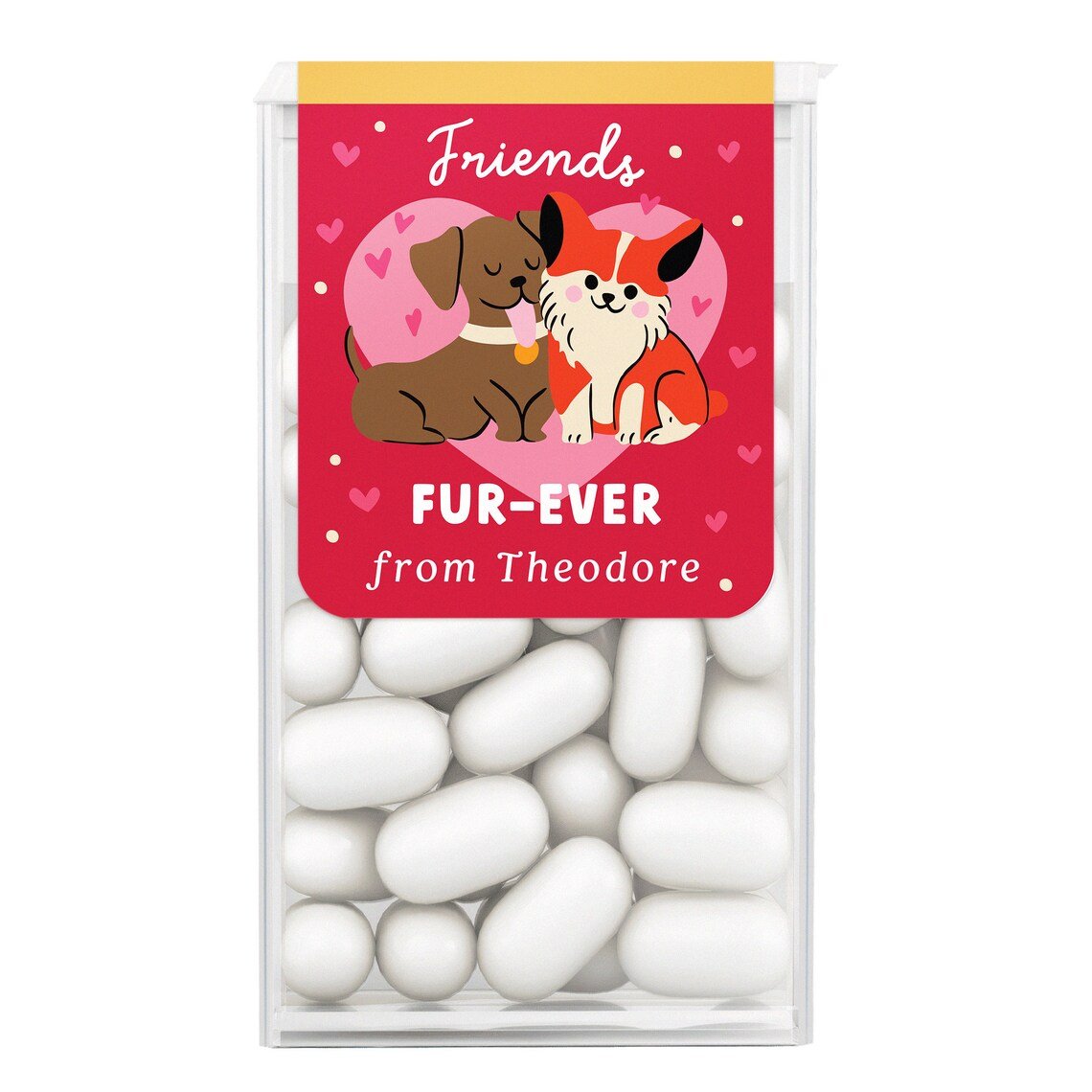 Friends Fur - ever Kids Valentine's Day Stickers for Tic Tacs - XOXOKristen