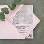 Gold Foil Quinceanera Invitation with Elegant Frame - XOXOKristen