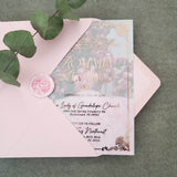 Gold Foil Quinceanera Invitation with Elegant Frame - XOXOKristen