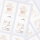 Gold Foiled Mint to be Wedding Favors with Calligraphy - XOXOKristen