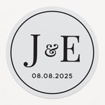 Gold Foiled Wedding Stickers for Favors - XOXOKristen