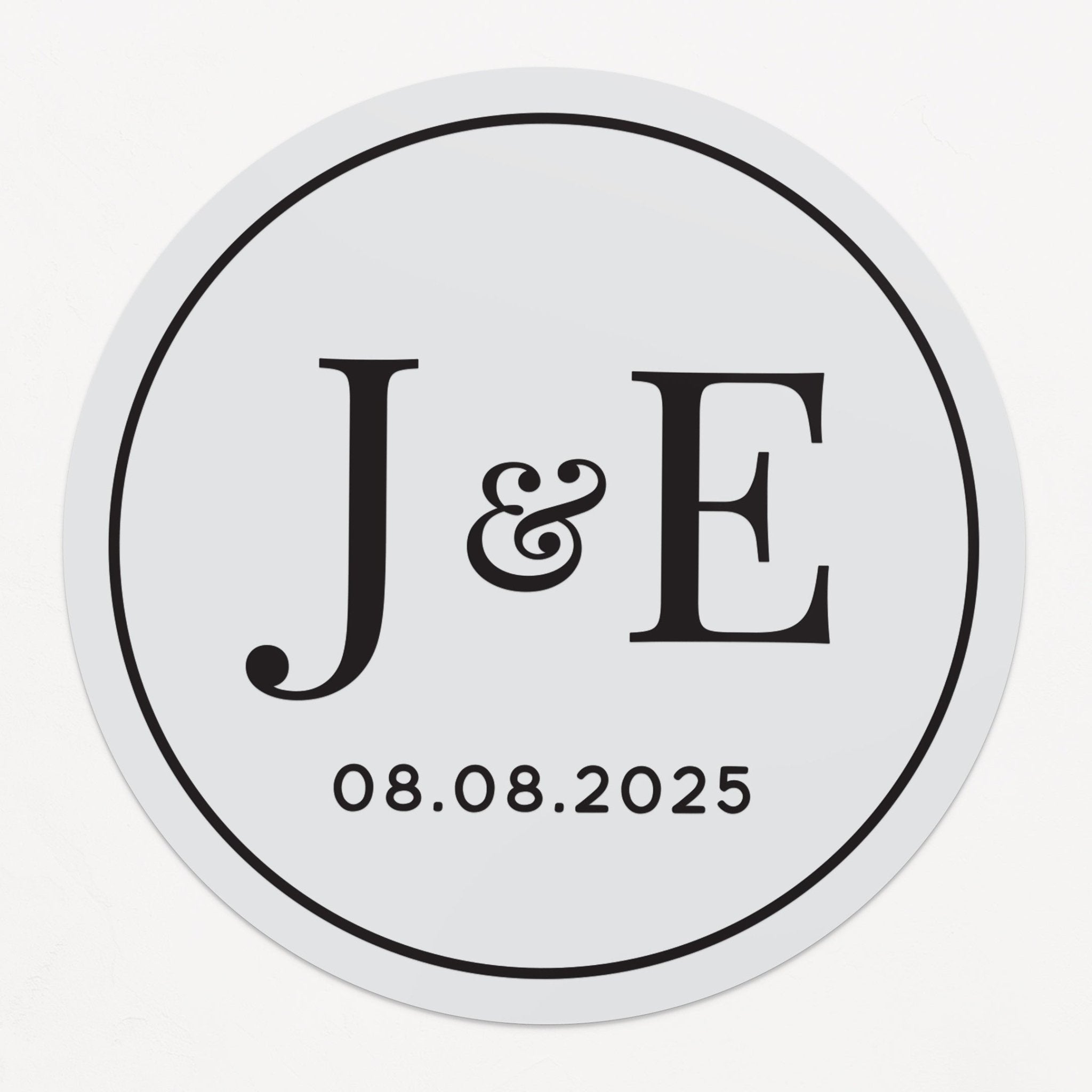 Gold Foiled Wedding Stickers for Favors - XOXOKristen