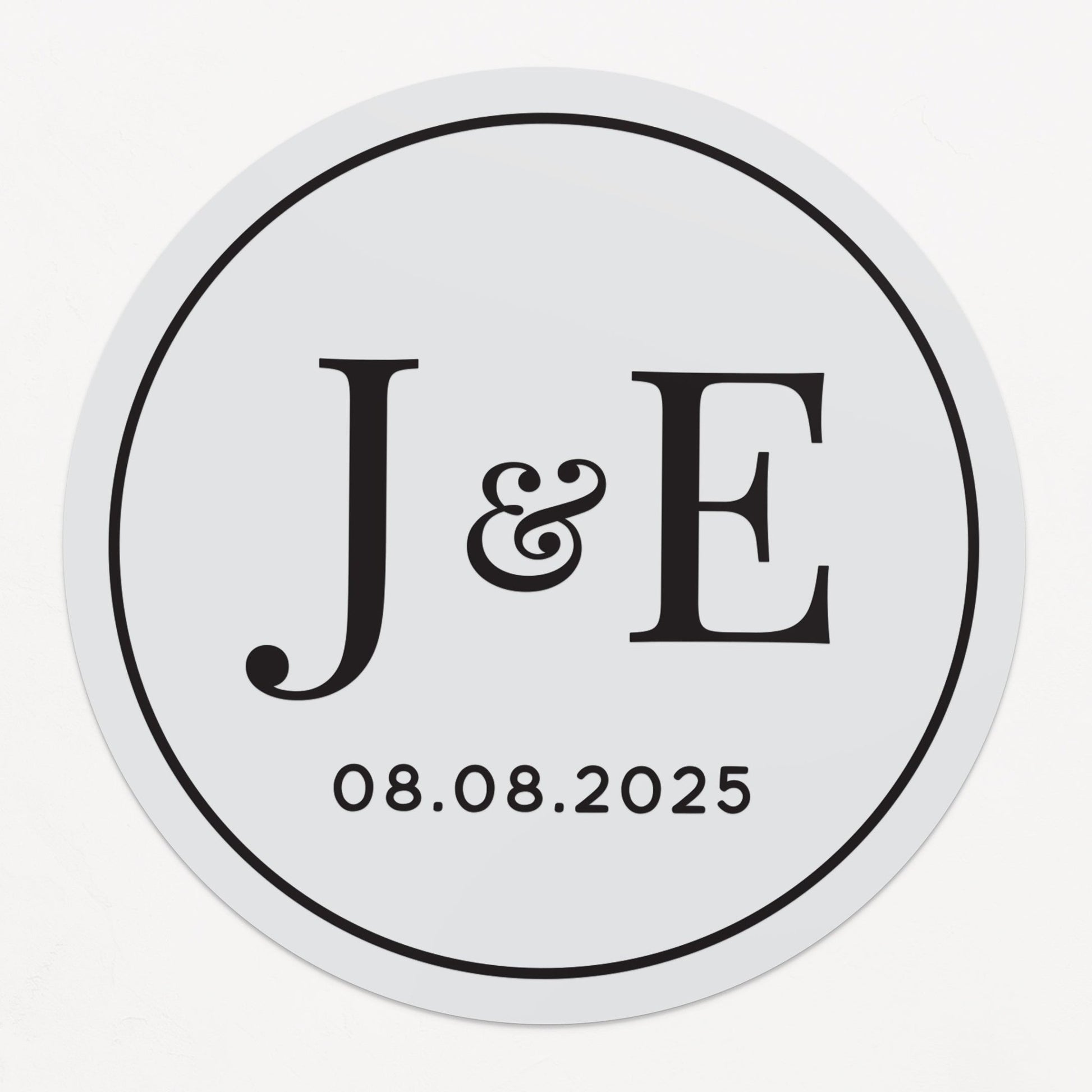 Gold Foiled Wedding Stickers for Favors - XOXOKristen