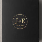 Gold Foiled Wedding Stickers for Favors - XOXOKristen