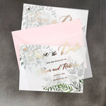 Greenery Vellum Save the Date - XOXOKristen