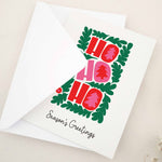Ho Ho Ho Christmas Card - XOXOKristen