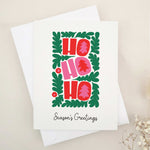 Ho Ho Ho Christmas Card - XOXOKristen