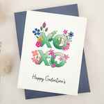 Hugs and Kisses Happy Galentine's Day Card - XOXOKristen
