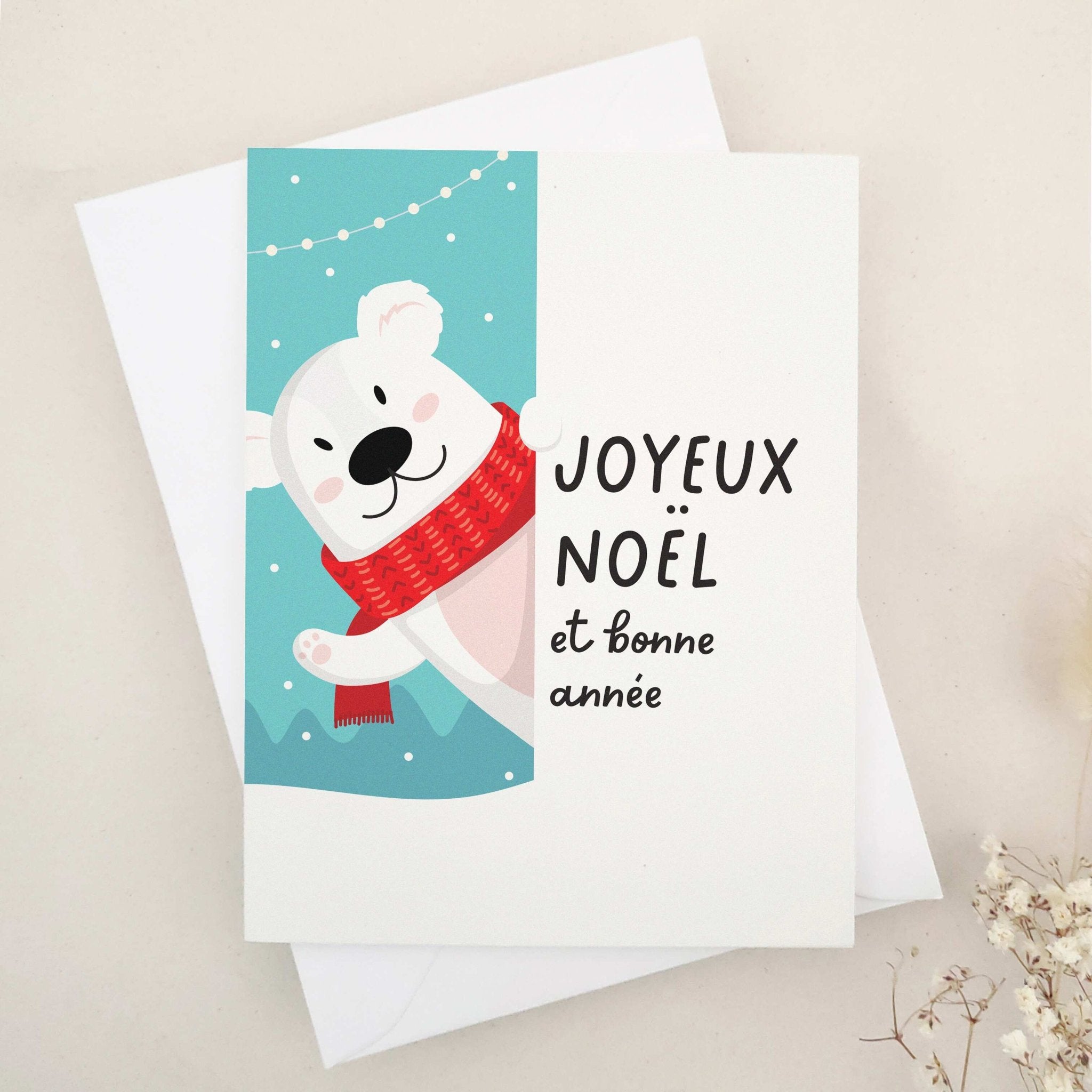 Joyeux Noël & Bonne Année Card - XOXOKristen
