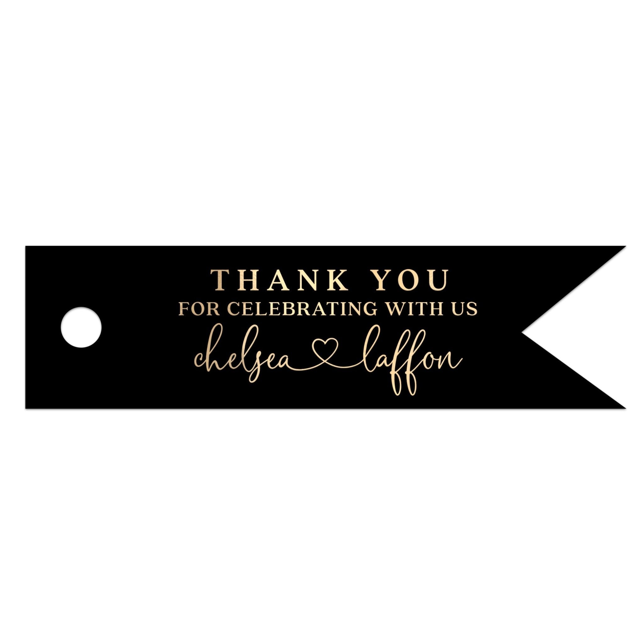 Luxurious Thank you for Celebrating with us Tags - XOXOKristen