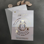 Luxurious Vellum Wedding Invitation with Calendar Design - XOXOKristen