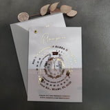 Luxurious Vellum Wedding Invitation with Calendar Design - XOXOKristen