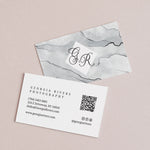 Marble QR Code Business Card - XOXOKristen