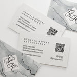 Marble QR Code Business Card - XOXOKristen