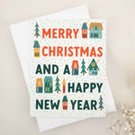 Merry Christmas and Happy New Year Card - XOXOKristen
